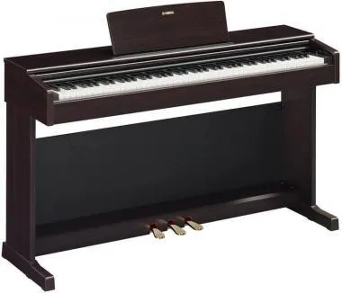 Yamaha YDP-145R digitális zongora, ARIUS, 88 billentyűs súlyozott mechanika - rózsafa színben