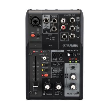 Yamaha 3-kanálový mixážní pult, USB audio interface