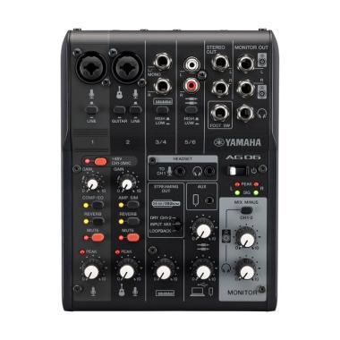 Yamaha mixážní pult 6 kanálů, USB audio interface, více funkcí