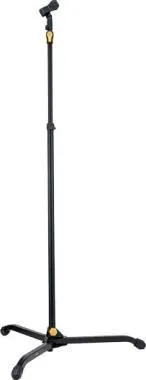 Hercules MS401B PLUS Mikrofonállvány, 1030-1680 mm állítható, talp-pontból dönthető, három lábú, gém nélkül, EZ Grip