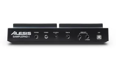 Alesis SAMPLEPAD4XEU Alesis SamplePad 4 hangszer, dobgép, 4 pad, SD kártya, 2 trigger, USB MIDI