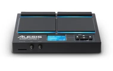 Alesis SAMPLEPAD4XEU Alesis SamplePad 4 hangszer, dobgép, 4 pad, SD kártya, 2 trigger, USB MIDI