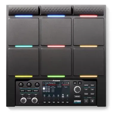 Alesis Strike Multipad hangszer, dobgép, 9 világító pad, SD kártya, sampler, looper