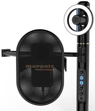 Marantz Pro Turret videó streaming rendszer, broadcast, fullHD, USB mikrofon, 48kHz/16bit, LED lámpa