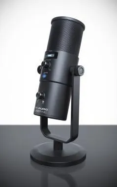 M-Audio Uber Mic kondenzátor mikrofon, USB, 4 karakter, állvány