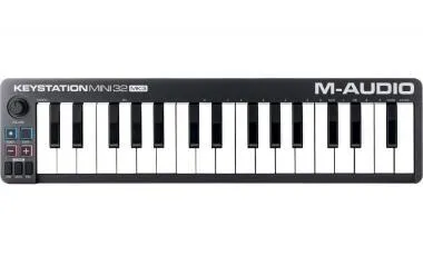 M-Audio Keystation Mini 32 MK3 USB/MIDI vezérlő, 32 érintés-érzékeny billentyű, 3 kiosztható gomb