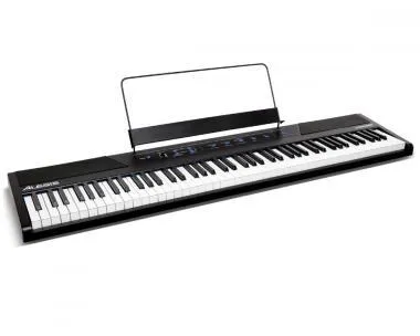 Alesis CONCERTXEU Alesis Concert digitális zongora, 88 billentyű, félig súly. b, 10 hang, 20W hangszóró, USB-MIDI