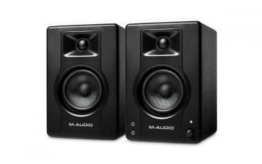 M-Audio monitor reproduktory, aktivní, 120W, 3,5, EQ, aux