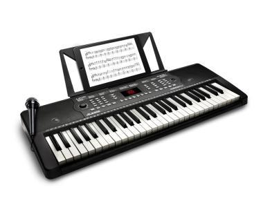 Alesis digitální klavír, 54 kláves, 300 zvuků, 40 skladeb, stojan na noty, mikrofon