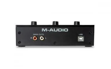 M-Audio M-Track Solo interfész, 1-be/2-ki, 16-bit/48 KHz, USB, +48V
