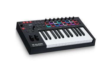 M-Audio MIDI kontroler, 25 kláves, 16 padů, 8 otočných potenciometrů, OLED