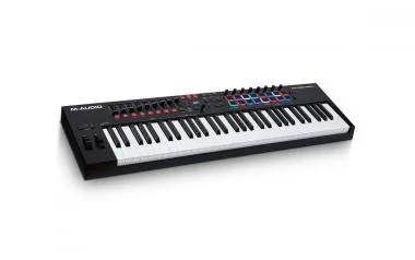 M-Audio Oxygen Pro 61 USB/MIDI vezérlő, 61 billentyű, 16 dobpad, 8 forgó-, 9 tolópotméter, OLED