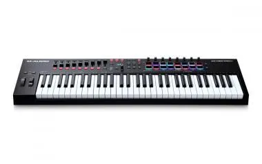 M-Audio Oxygen Pro 61 USB/MIDI vezérlő, 61 billentyű, 16 dobpad, 8 forgó-, 9 tolópotméter, OLED