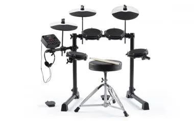 Alesis DEBUTKITXEUK Alesis Debut Kit elektromos dobszett, 120 hang, 7 trigger, Mesh, dobszék, fejhallgató