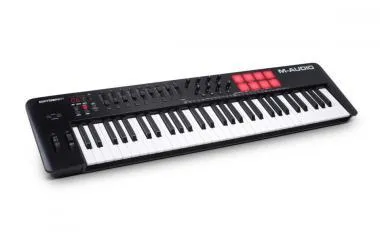 M-Audio Oxygen 61 (MK V) USB/MIDI vezérlő, 61 billentyű, 8 pad, 8 forgó-, 9 tolópotméter