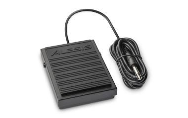 Alesis sustain pedál, univerzální, přepínač polarity, 1,5m kabel, 6,3mm Jack