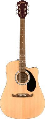 Fender elektro-akustická kytara FA-125CE, dřevěná hmatník, přírodní