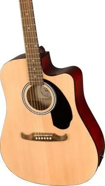 Fender FA-125CE, Diófa fogólap, natúr, elektro-akusztikus gitár