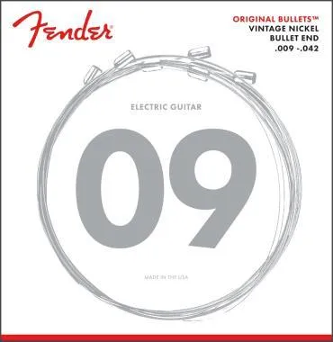 Fender Original Bullet 3150L, nikkel, 9-42, elektromos gitár húrkészlet