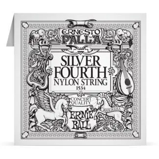 Ernie Ball 1534 Klasszikus gitár szálhúr, Ernesto Palla Silver Fourth Nylon, Nylon mag/ezüstözött réz, 30