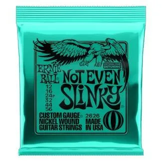 Ernie Ball 2626 Elektromos gitár húrkészlet, Not Even Slinky, Nikkellel bevont acél, 12-56