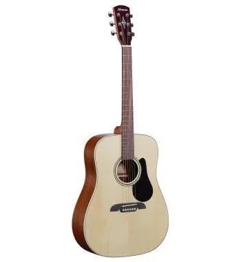 Alvarez RD26 akusztikus gitár, dreadnought forma, lucfenyő fedlap, fényes natúr színben, tokkal
