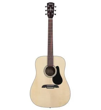 Alvarez RD26 akusztikus gitár, dreadnought forma, lucfenyő fedlap, fényes natúr színben, tokkal