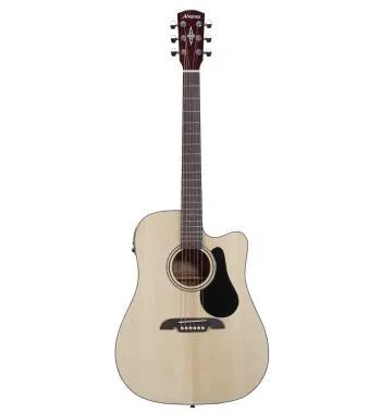 Alvarez RD26CE elektro-akusztikus gitár, dreadnought forma, lucfenyő fedlap, fényes natúr szín, tokkal