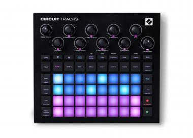 Novation Circuit Tracks rácsový groovebox, 32 RGB pad, USB-C