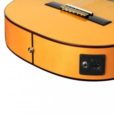 Ortega RCE270FT klasszikus flamenco gitár,4/4-es, fishman elektronika, tartozék tok