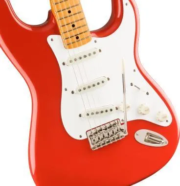 Squier Classic Vibe '50s Stratocaster, juhar fogólap, Fiesta Red, elektromos gitár