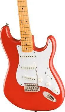 Squier Classic Vibe '50s Stratocaster, juhar fogólap, Fiesta Red, elektromos gitár