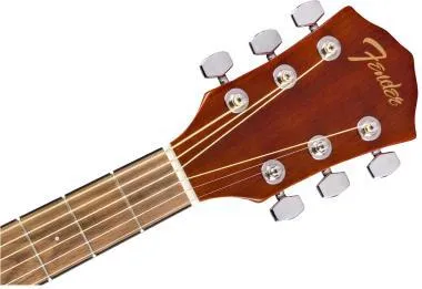 Fender FA-135CE Concert All-Mahogany, diófa fogólap, natúr, elektro-akusztikus gitár