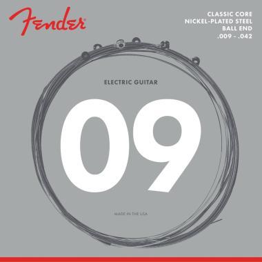 Fender IM, Classic Core 255L, niklované oceli, kulové konce 9-42