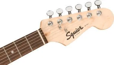 Squier Mini Stratocaster, babér fogólap, Dakota Red, elektromos gitár