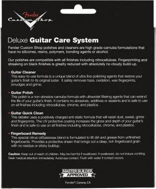 Fender Custom Shop Deluxe, 4db-os gitárápoló szett