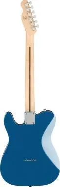 Squier Affinity Series Telecaster, babér fogólap, fehér koptató, Lake Placid Blue, elektromos gitár