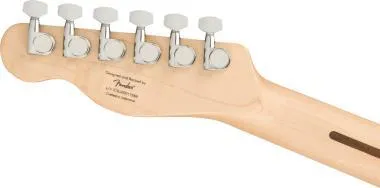 Squier Affinity Series Telecaster, babér fogólap, fehér koptató, Lake Placid Blue, elektromos gitár