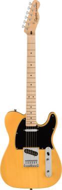 Squier Telecaster Affinity Butterscotch Blonde, javorová hmatník, černý pickguard