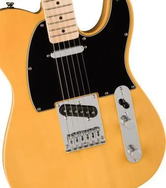 Squier Affinity Series Telecaster,juhar fogólap,fekete koptató, Butterscotch Blonde,elektromos gitár