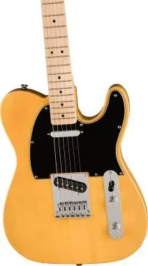 Squier Affinity Series Telecaster,juhar fogólap,fekete koptató, Butterscotch Blonde,elektromos gitár