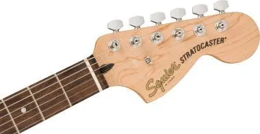 Squier Affinity Series Stratocaster HH, babér fogólap,fekete koptató,Olympic White, elektromos gitár