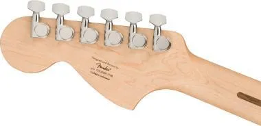 Squier Affinity Series Stratocaster HH, babér fogólap,fekete koptató,Olympic White, elektromos gitár
