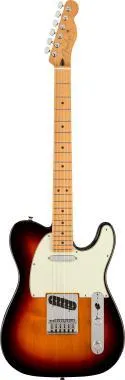 Fender Player Plus Telecaster, juhar fogólap, 3 színű sunburst, elektromos gitár