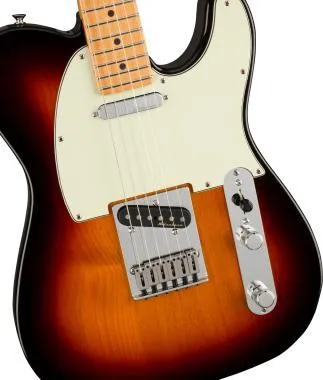 Fender Player Plus Telecaster, juhar fogólap, 3 színű sunburst, elektromos gitár