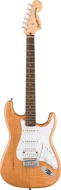 Squier Affinity Stratocaster HSS, javorová hmatník, bílý pickguard, přírodní