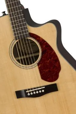 Fender CC-140SCE Concert, diófa fogólap, natúr, tokkal, elektro-akusztikus gitár