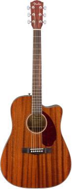 Fender Elektro-akustická dreadnought CD-140SCE, mahagon, dřevěná hmatník, s pouzdrem