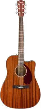 Fender CD-140SCE Dreadnought, diófa fogólap, mahagóni, tokkal, elektro-akusztikus gitár