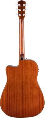 Fender CD-140SCE Dreadnought, diófa fogólap, mahagóni, tokkal, elektro-akusztikus gitár